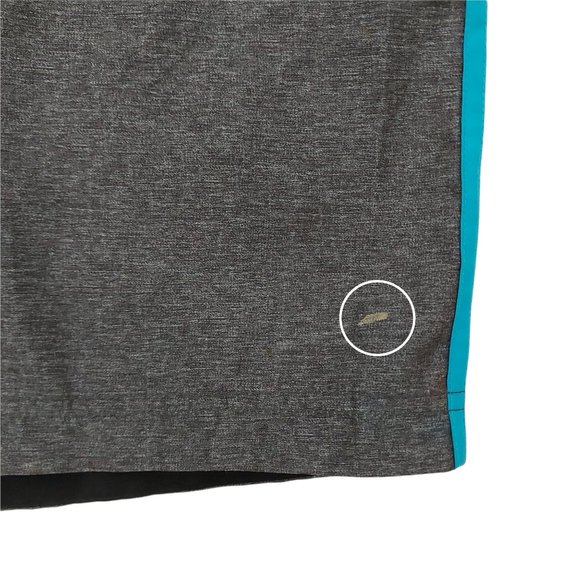 Speedo Shorts Mens Large Gray Black Swim Trunks Mesh Lined Beach Pool Summer - Picture 10 of 10